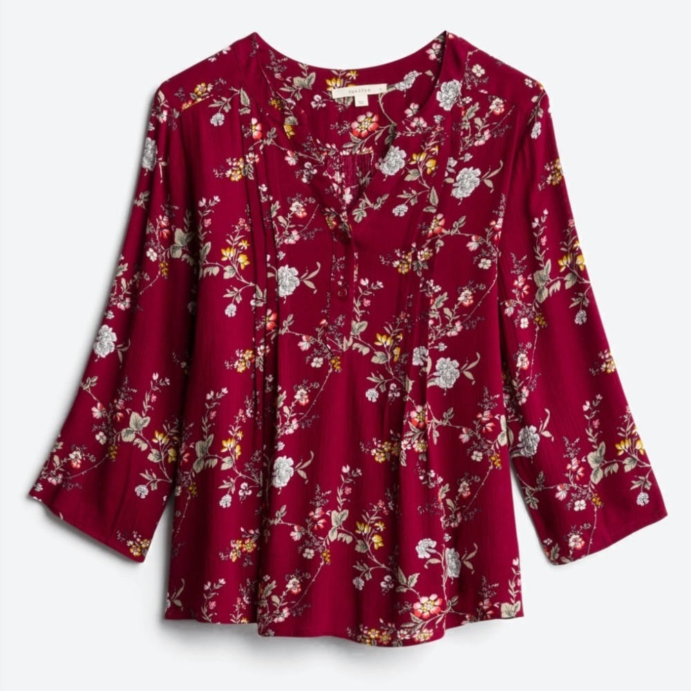 Kearney Henley Blouse - stitch fix